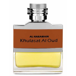 Khulasat al oud al haramain eau de parfum pour homme 100ml