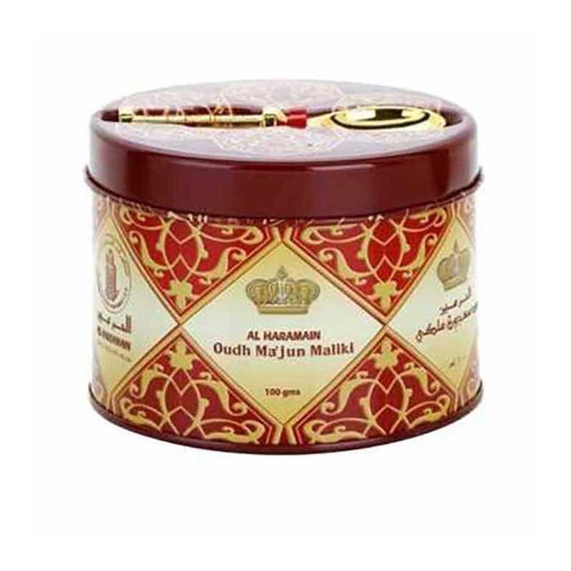Al haramain oudh ma al jun maliki incense bakhoor 50g