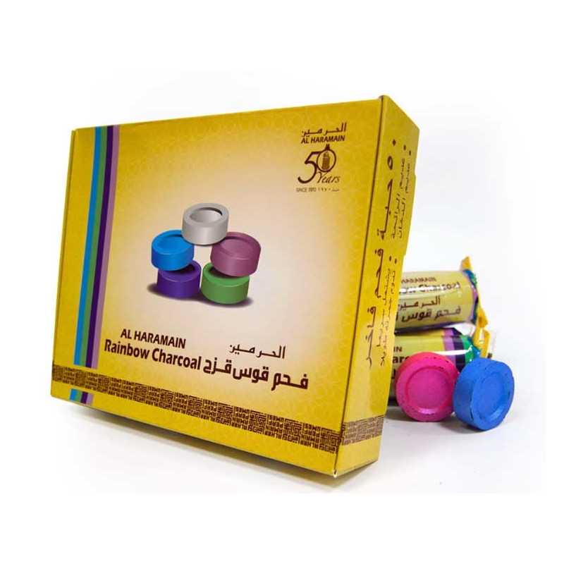 Rainbow Charcoal Al Haramain - Colorful Charcoal MyCospara